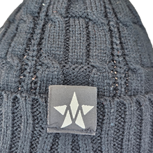 Load image into Gallery viewer, Master Athletics Cable Knit Hat (Black)