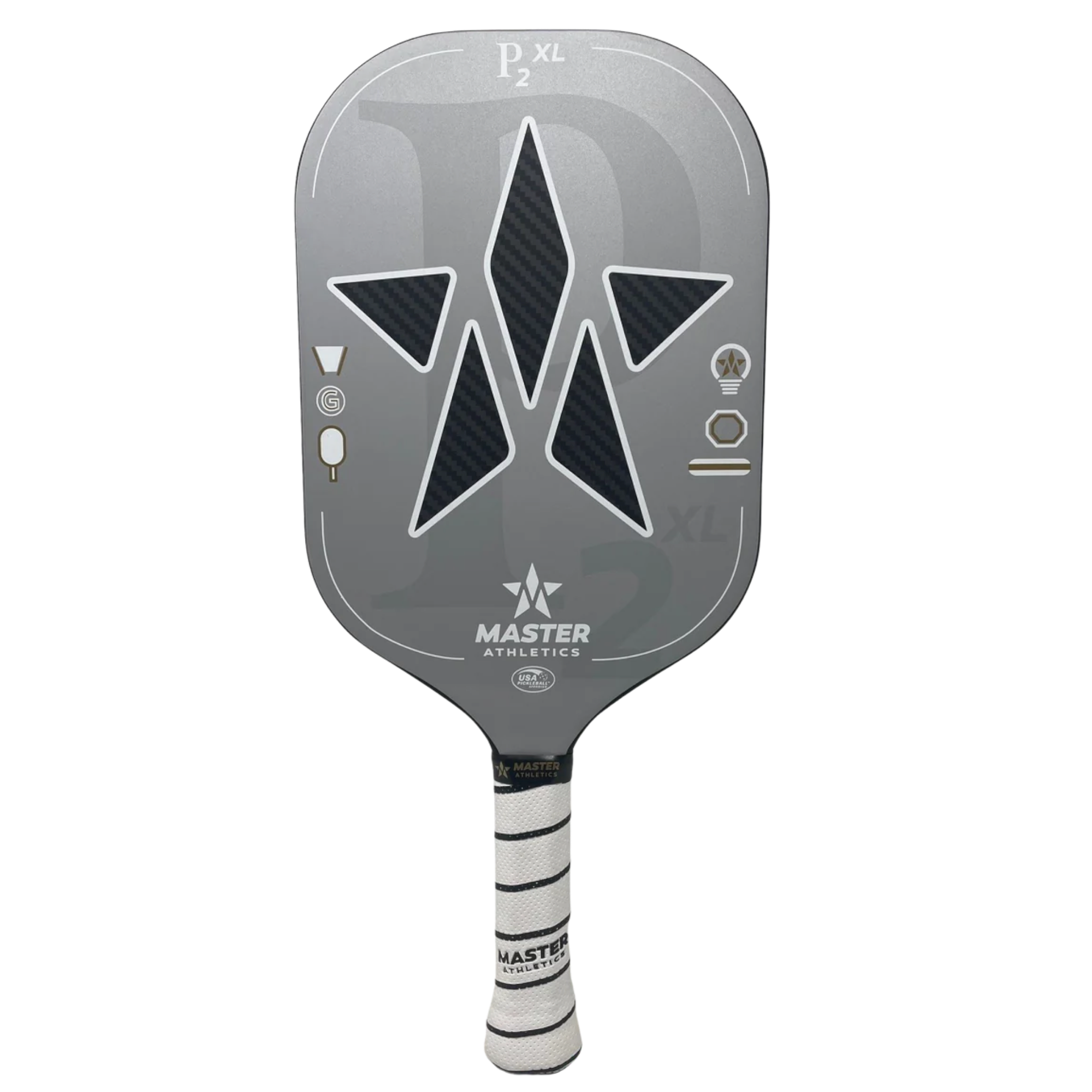 ピックルボール パドル Master Athletics P2XL 銀色 Master Athletics P2XL Pickleball Paddle – Master-Athletics