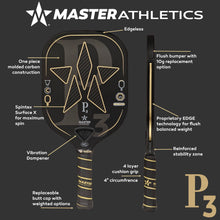 Load image into Gallery viewer, MASTER ATHLETICS P3 PICKLEBALL PADDLE & Tuning Kit