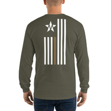 Load image into Gallery viewer, Men’s "Thin Gold Line" Long Sleeve Shirt