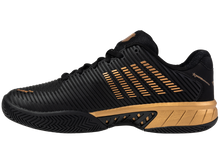 Load image into Gallery viewer, K-Swiss/Master Athletics Men&#39;s Hypercourt Express 2 Tennis Shoe (Black/Gold)