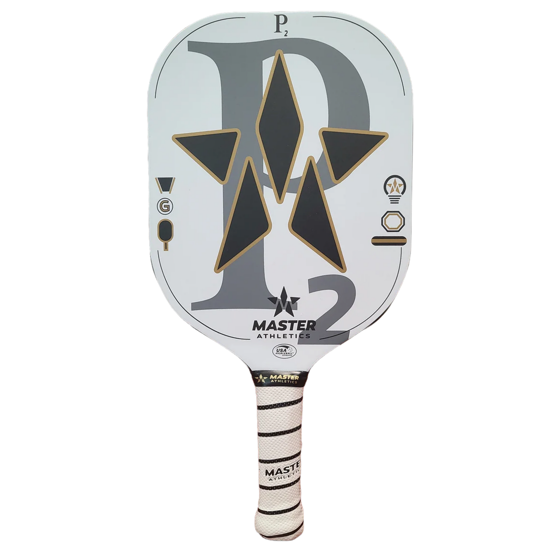 ピックルボール パドル Master Athletics P2XL 銀色 Master Athletics P2 Pickleball Paddle – Master-Athletics