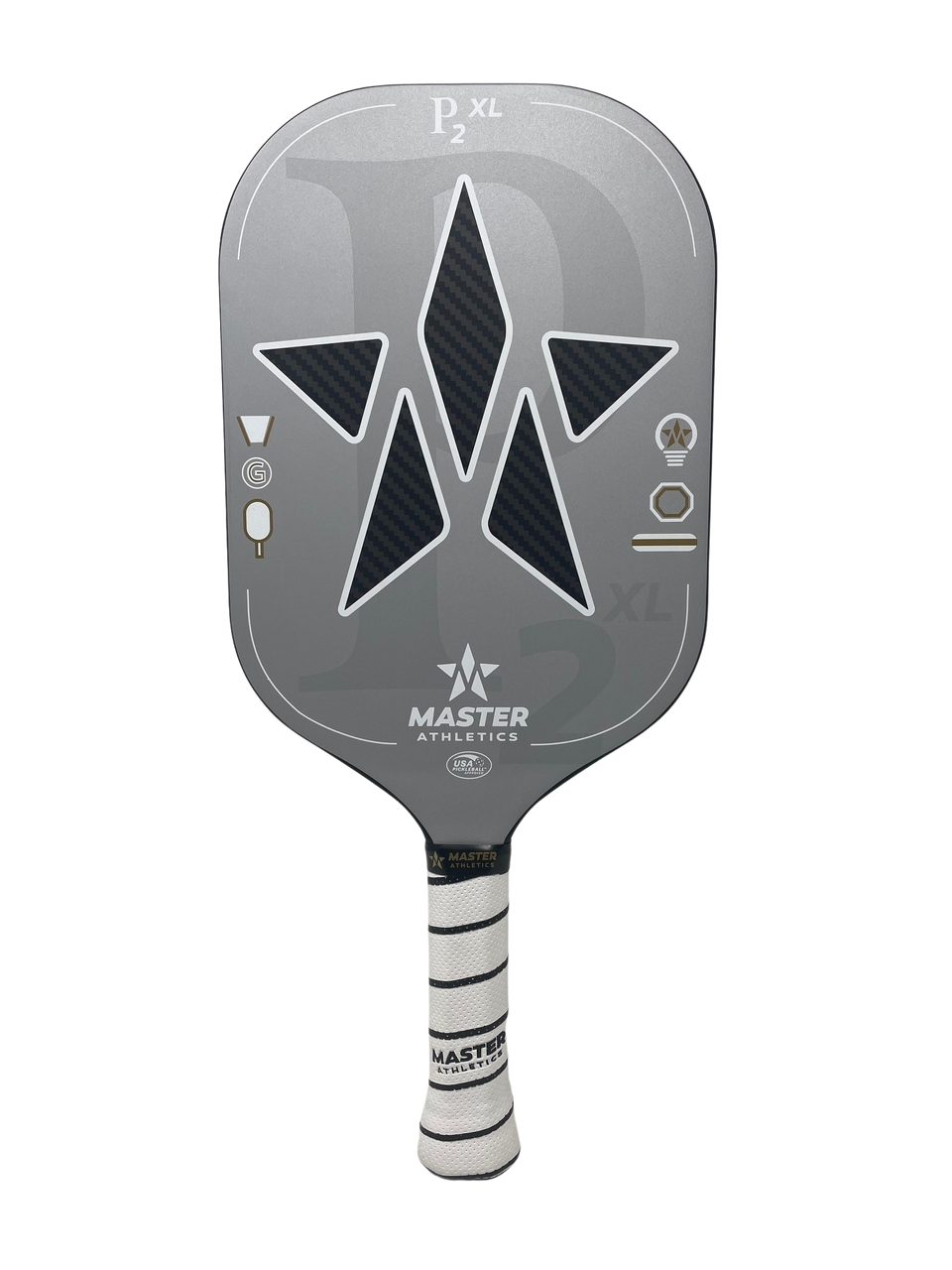 ピックルボール パドル Master Athletics P2XL 銀色 Master Athletics P2XL Pickleball Paddle – Master-Athletics