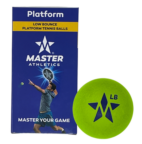 MASTER ATHLETIC LOW BOUNCE PLATFORM TENNIS BALLS (BOX OF 2)