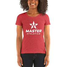 Load image into Gallery viewer, Master Athletics Ladies&#39; short sleeve Tri-Blend t-shirt