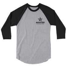 Load image into Gallery viewer, Master Athletics 3/4 sleeve raglan shirt