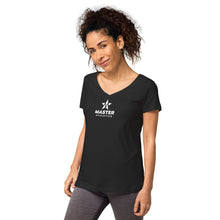Load image into Gallery viewer, Master Athletics Women’s fitted v-neck t-shirt