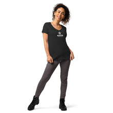 Load image into Gallery viewer, Master Athletics Women’s fitted v-neck t-shirt