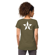 Load image into Gallery viewer, Master Athletics Women’s fitted v-neck t-shirt