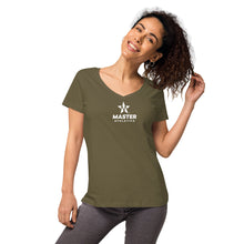 Load image into Gallery viewer, Master Athletics Women’s fitted v-neck t-shirt