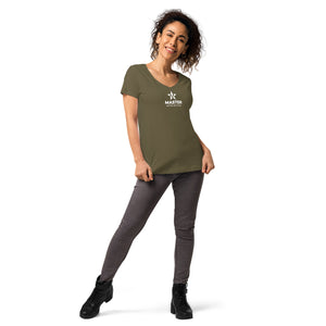 Master Athletics Women’s fitted v-neck t-shirt