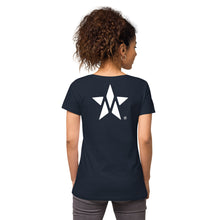 Load image into Gallery viewer, Master Athletics Women’s fitted v-neck t-shirt